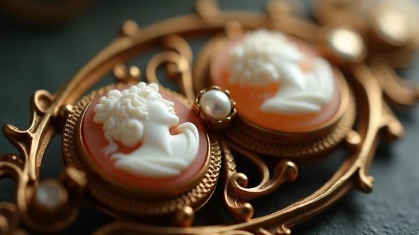 Pour une touche d'élégance : la broche camée incomparable