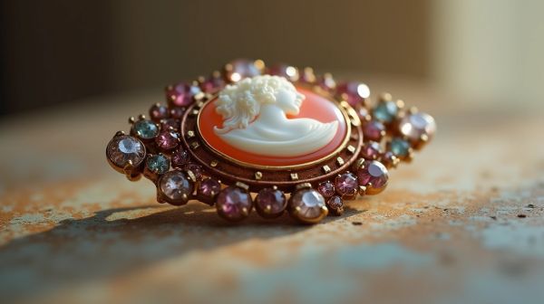 Pour une touche d'élégance : la broche camée incomparable